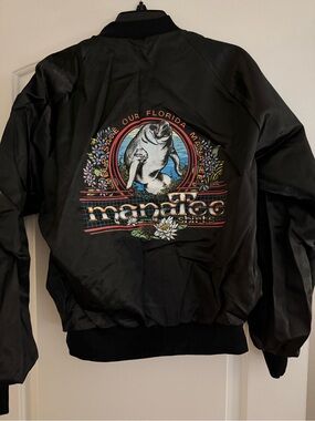 Vintage Manatee Bomber Jacket